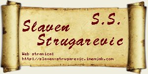 Slaven Strugarević vizit kartica